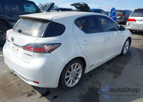 2012 Lexus Ct 200H Premium z USA, uszkodzony, nr VIN JTHKD5BH6C2066752